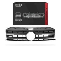 Volkswagen Amarok 2H (2010 - 2016) Matte Black + Chrome Strip Front Bumper Cover Grille