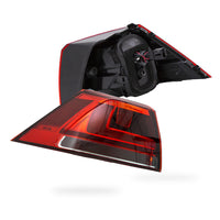 Volkswagen Golf MK7 Hatch (2013 - 2017) Tinted Non-LED OEM Style Tail Lights LH + RH