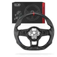 Volkswagen Tiguan AD (2017 - 2019) Carbon Leather Blue Stitching Red Line Steering Wheel