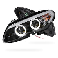 BMW X5 E53 (2004 - 2006) Halogen Model CCFL Angel-Eyes Projector Headlights LH + RH