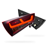 Audi A1 8X (2010 - 2014) Smoke Red 3D LED Stripe Bar Tail Lights LH + RH