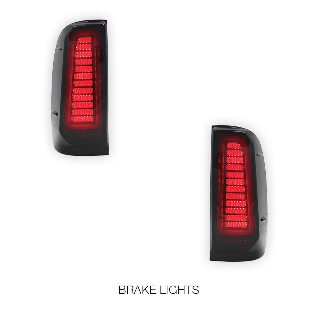Toyota Hilux N70 (2007 - 2015) Sequential Smoked Sith Tail Lights LH + RH