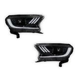 Ford Ranger PX MK2 MK3 (2015 - 2021) Sequential Indicator "ORION" Headlights LH + RH