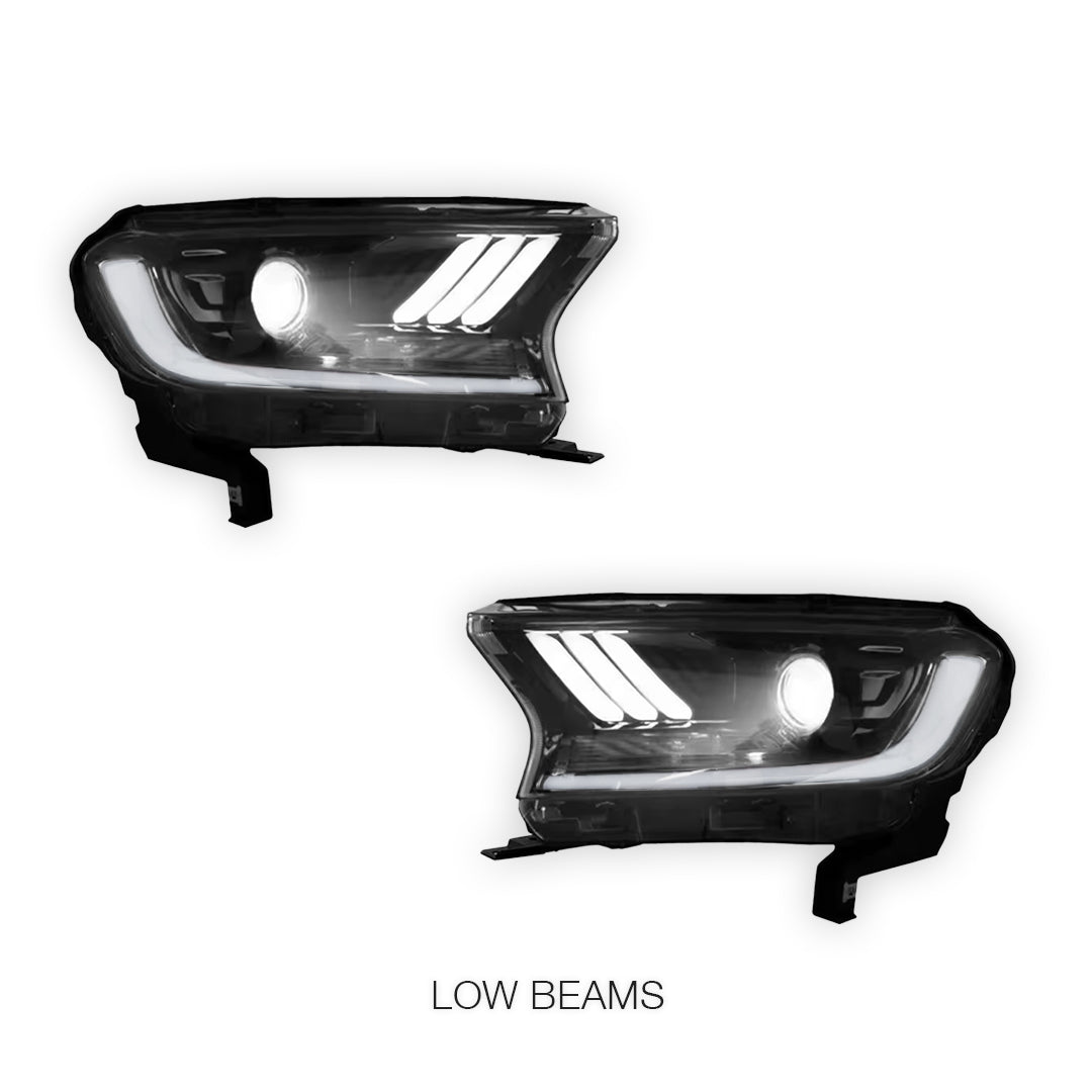 Ford Ranger PX MK2 MK3 (2015 - 2021) Sequential Indicator "ORION" Headlights LH + RH