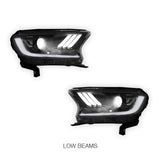 Ford Ranger PX MK2 MK3 (2015 - 2021) Sequential Indicator "ORION" Headlights LH + RH