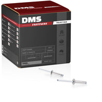 Night Sky (Ebony Black) AS4-3 Rivet Dome Pop Blind (3.2mm x 8mm) Aluminium Steel