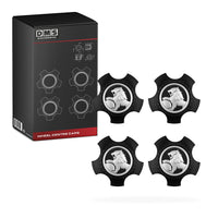 Holden Commodore VE (2006 - 2013) 4 Pcs. Reproduction Black Wheel Centre Caps