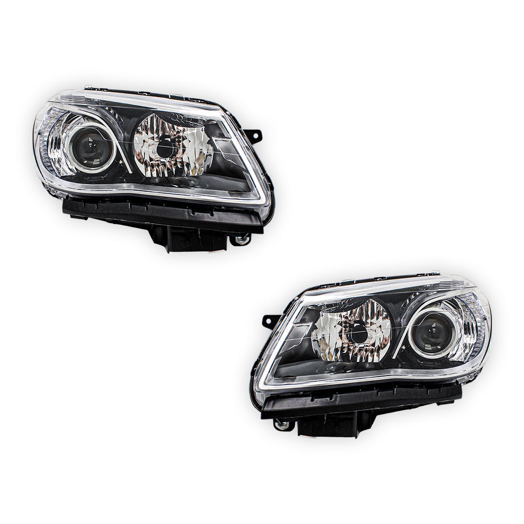 Holden Commodore VF SS SV6 (2013 - 2018) Black Headlights LH + RH