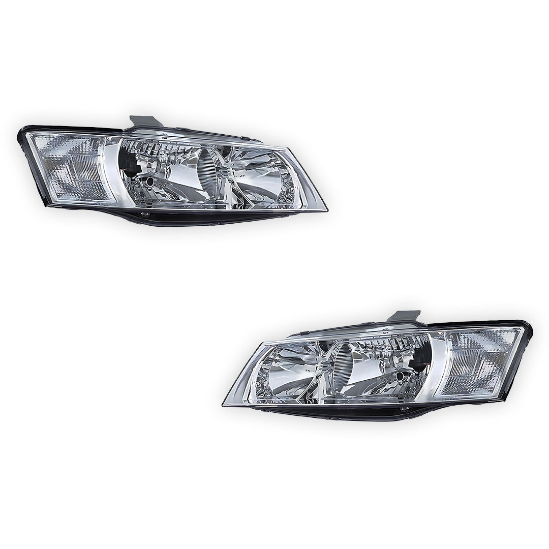 Holden Commodore VZ (2004 - 2007) Chrome Headlights LH + RH