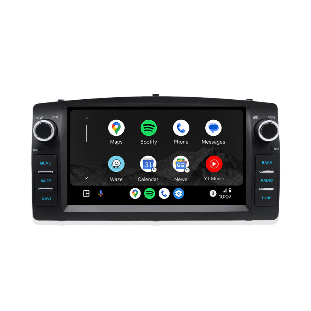 Toyota Corolla E120 (2001 - 2006) 7" Wireless Android 12 Head Unit for Apple CarPlay / Android Auto