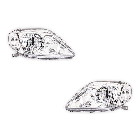 Toyota Corolla E120 ZZE122 Sedan (2001 - 2007) Headlights LH + RH