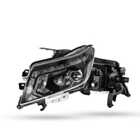Nissan Navara D23 NP300 (2015 - 2021) Black LED OEM Style Headlights LH + RH