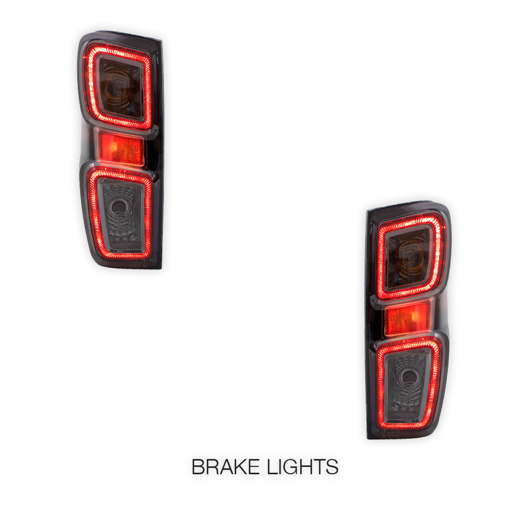 Isuzu D-Max (2019 - 2023) Smoked Tail Lights LH + RH