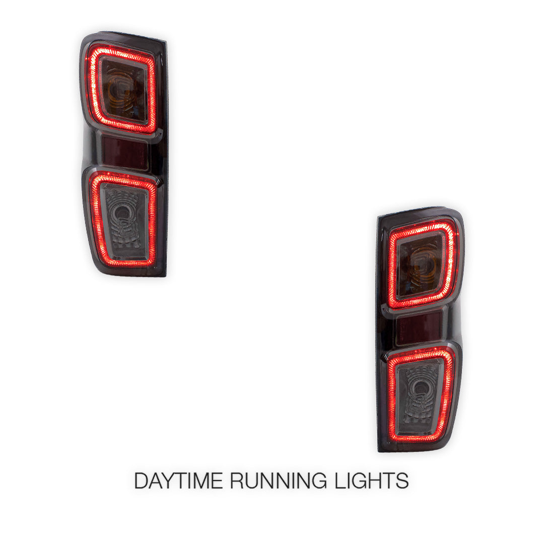 Isuzu D-Max (2019 - 2023) Smoked Tail Lights LH + RH