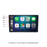 Toyota Hiace H200 (2004 - 2019) 10" Wireless Android 13 Head Unit for Apple CarPlay / Android Auto