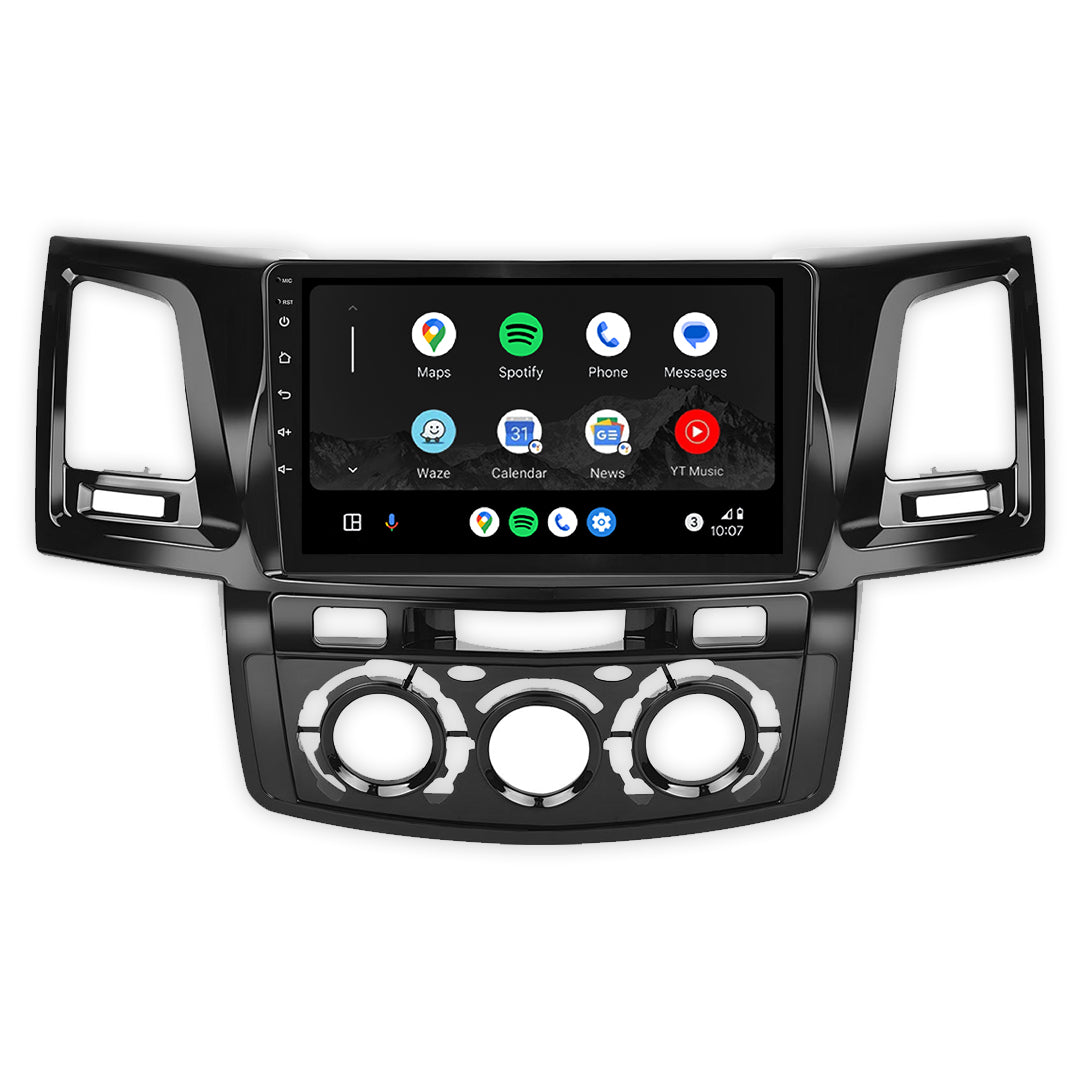 Toyota Hilux N70 (2005 - 2015) 9" Wireless Android 13 Head Unit for Apple CarPlay / Android Auto