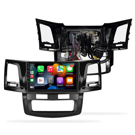 Toyota Hilux N70 (2005 - 2015) 9" Wireless Android 13 Head Unit for Apple CarPlay / Android Auto