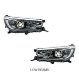 Toyota Hilux N80 (2015 - 2020) Sequential Projector Headlights LH + RH