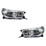 Toyota Hilux N80 Workmate (2015 - 2022) Clear Headlights LH + RH