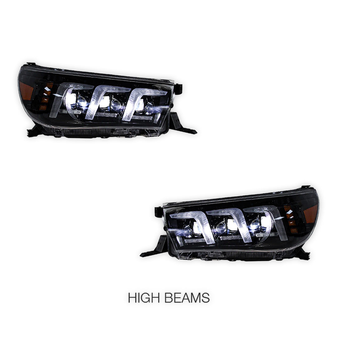 Toyota Hilux N80 (2015 - 2020) Sequential Headlights LH + RH