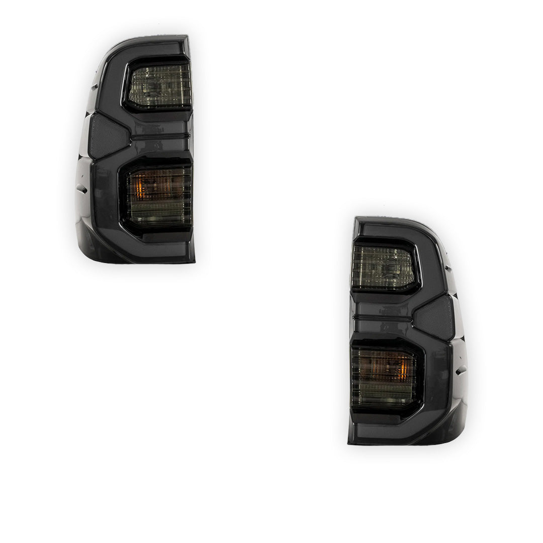 Toyota Hilux N80 (2015 - 2020) Smoked Tail Lights LH + RH