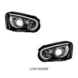 Subaru Impreza GD WRX Blob Eye (2003 - 2005) Angel Eyes Projector Headlights LH + RH