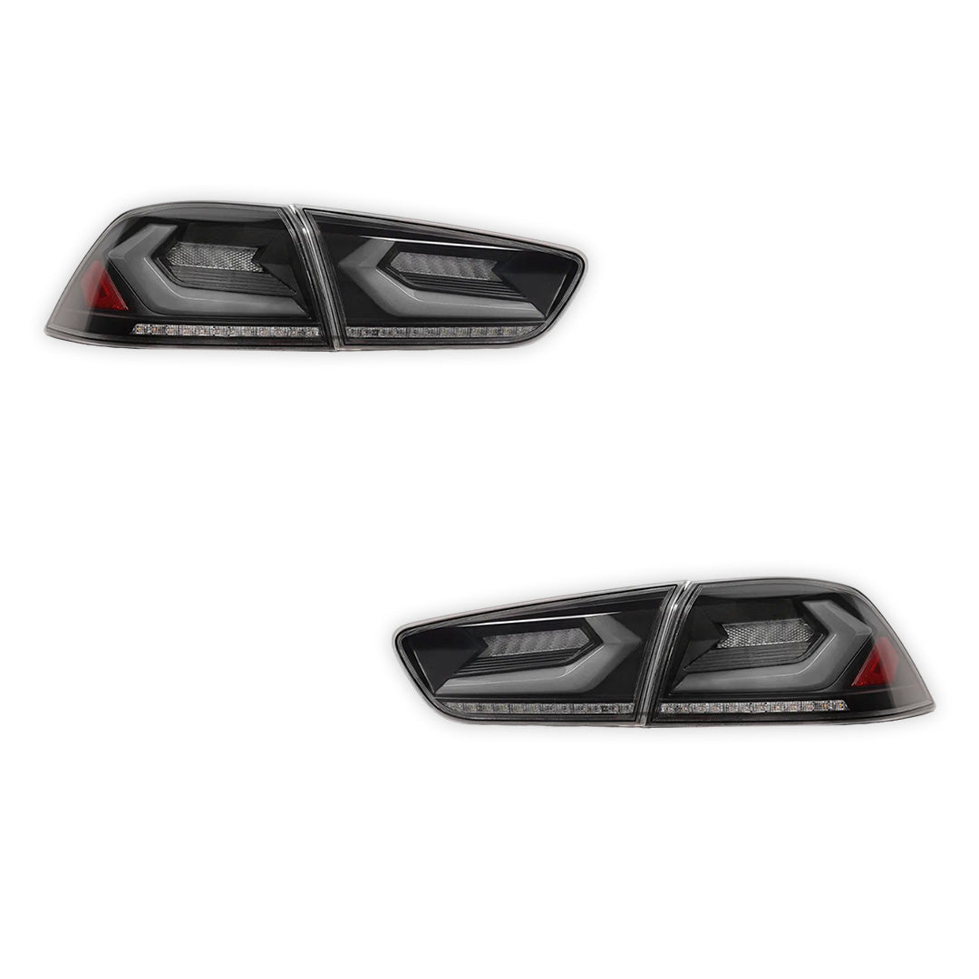 Mitsubishi Lancer Evolution X CF CJ Sedan (2007 - 2017) RGB Sequential Tail Lights LH + RH