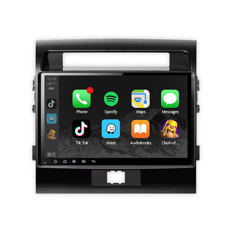 Toyota LandCruiser 200 Series (2008 - 2015) 10" Wireless Android 13 Head Unit for Apple CarPlay / Android Auto