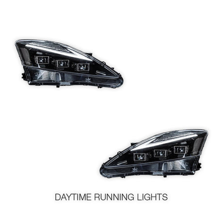 Lexus IS250 IS350 IS-F (2006 - 2013) Sequential Indicator Blue Headlights LH + RH