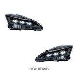 Lexus IS250 IS350 IS-F (2006 - 2013) Sequential Indicator Blue Headlights LH + RH