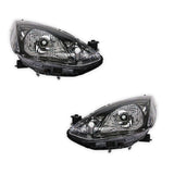 Mazda 2 Sedan / Hatch (2007 - 2014) Black Headlights LH + RH