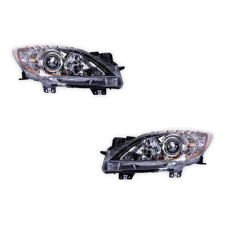 Mazda 3 BL Sedan / Hatch (2009 - 2013) Amber Headlights LH + RH