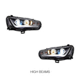 Mitsubishi Lancer Evolution X CF CJ Sedan (2007 - 2017) Sequential Headlights LH + RH