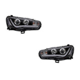 Mitsubishi Lancer Evolution X CF CJ Sedan (2007 - 2017) Sequential Headlights LH + RH