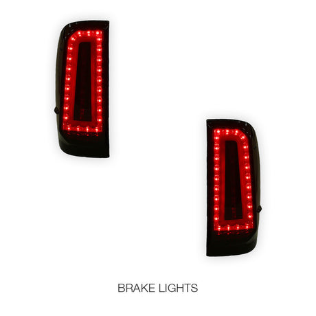 Toyota Hilux N70 (2005 - 2015) Sith Smoked Tail Lights LH + RH