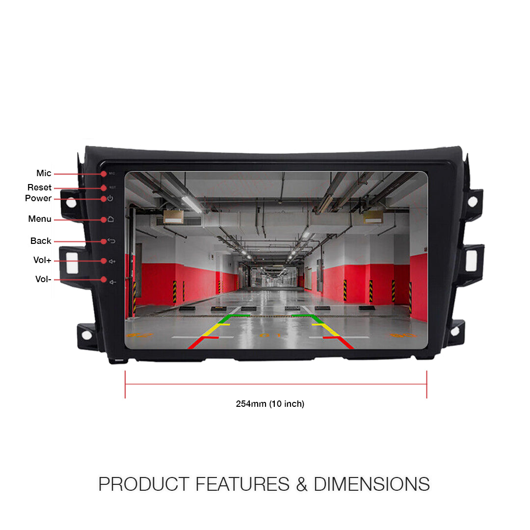 Nissan Navara D23 NP300 (2015 - 2022) 9" Wireless Android 13 Head Unit for Apple CarPlay / Android Auto