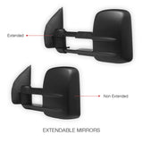 Nissan Navara D40 (2005 - 2015) Extendable Towing Side Mirrors