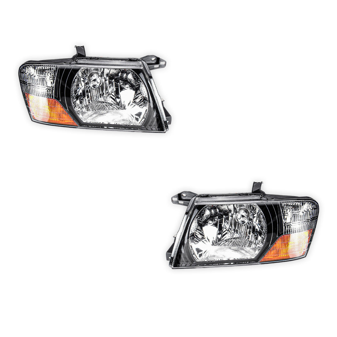 Mitsubishi Pajero NP (2000 - 2006) Clear Headlights LH + RH