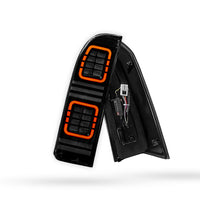 Nissan Patrol GU / Y61 Wagon (2004 - 2015) Sequential Smoked Full LED Tail Lights LH + RH