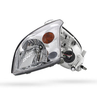 Toyota LandCruiser Prado 120 Series All Models (2002 - 2009) Chrome OEM Style Headlights LH + RH