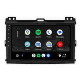 Toyota LandCruiser Prado 120 Series (2003 - 2009) 9" Wireless Android 13 Head Unit for Apple CarPlay / Android Auto