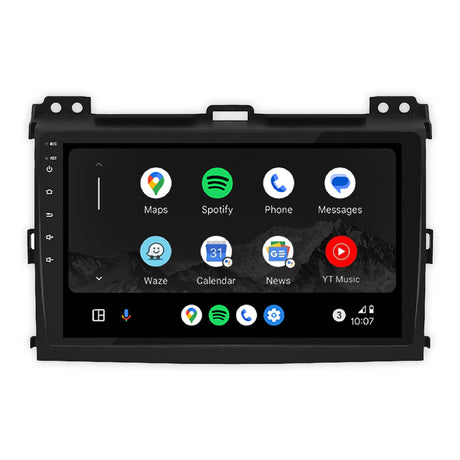 Toyota LandCruiser Prado 120 Series (2003 - 2009) 9" Wireless Android 13 Head Unit for Apple CarPlay / Android Auto