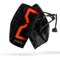 Ford Ranger PX MK1 / MK2 / MK3 (2011 - 2021) Smoked 3D Stripe Bar Full LED Tail Lights LH + RH