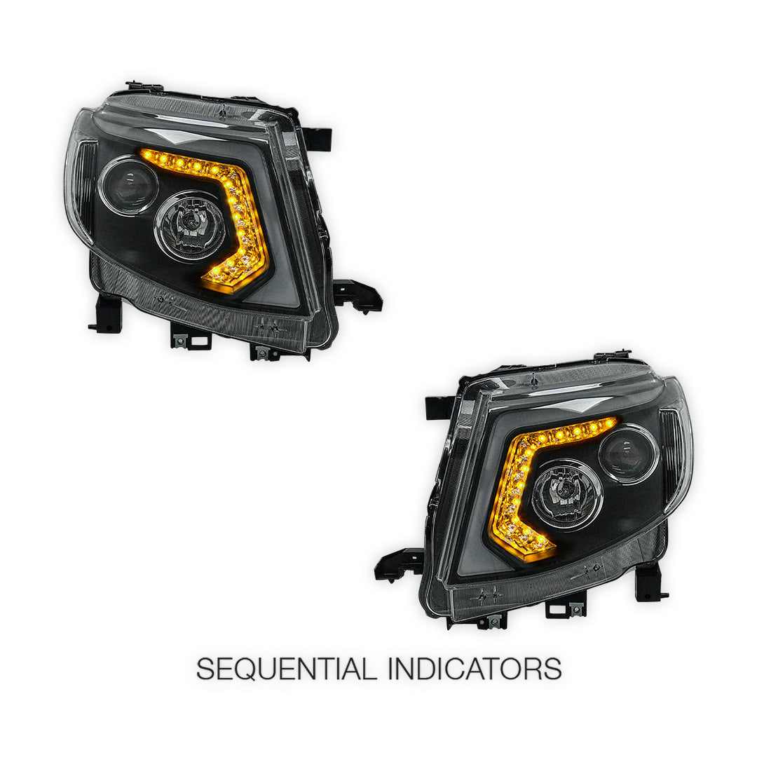 Ford Ranger PX MK1 (2011 - 2015) Sequential Indicator Headlights LH + RH