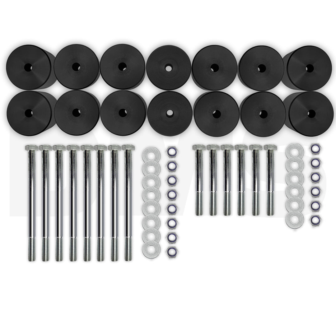 Body Lift Kit for Holden Rodeo TF / R9 (1988 - 2002) Dual / Extra Cab ...