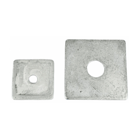 M16 Flat Square Washer Galvanised DMS Fasteners