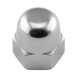 M3 0.50p Metric Coarse Dome Hex Nut G304 Stainless Steel
