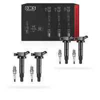 Toyota Rukus E150 / AZE151 (2010 - 2014) 2.4L Ignition Coils and Spark Plugs Complete Set