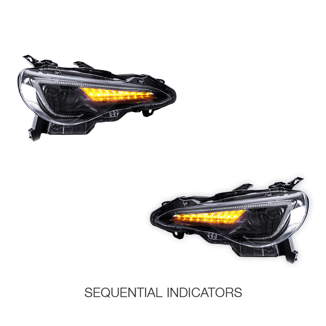 Subaru BRZ (2012 - 2021) Sequential Projector Headlights LH + RH