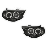 Mitsubishi Triton ML MN (2006 - 2015) BLACK Series Halo Angel Eyes Projector Headlights LH + RH